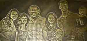 6"X10" Bronze Picture