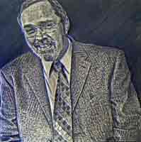 Bronze Picture of Rob Moody's step dad Timbo