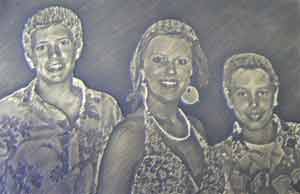 Rob Moody's children as a Bronze Picture